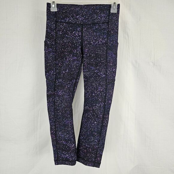Lululemon Speed Up Crop 21" Size 4 EUC Crystalline Multi Luxtreme - Picture 4 of 11